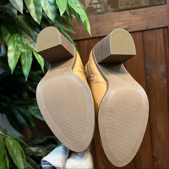 NWT Davina Knee High Tan Faux Leather Riding Boots Universal Thread - Picture 6 of 8